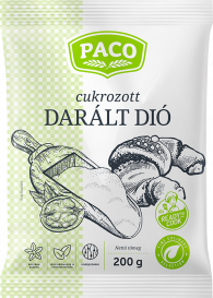 PACO Darált, cukrozott dió (80% dió, 20% cukor) 200 g